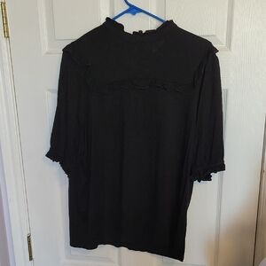 Elegant Black Women's Top